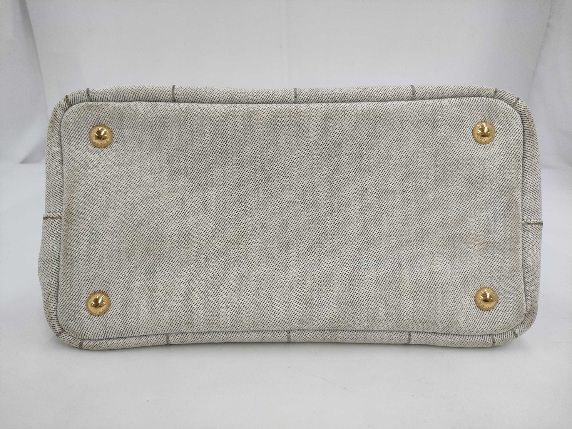 PRADA PR Canapa White Handbag