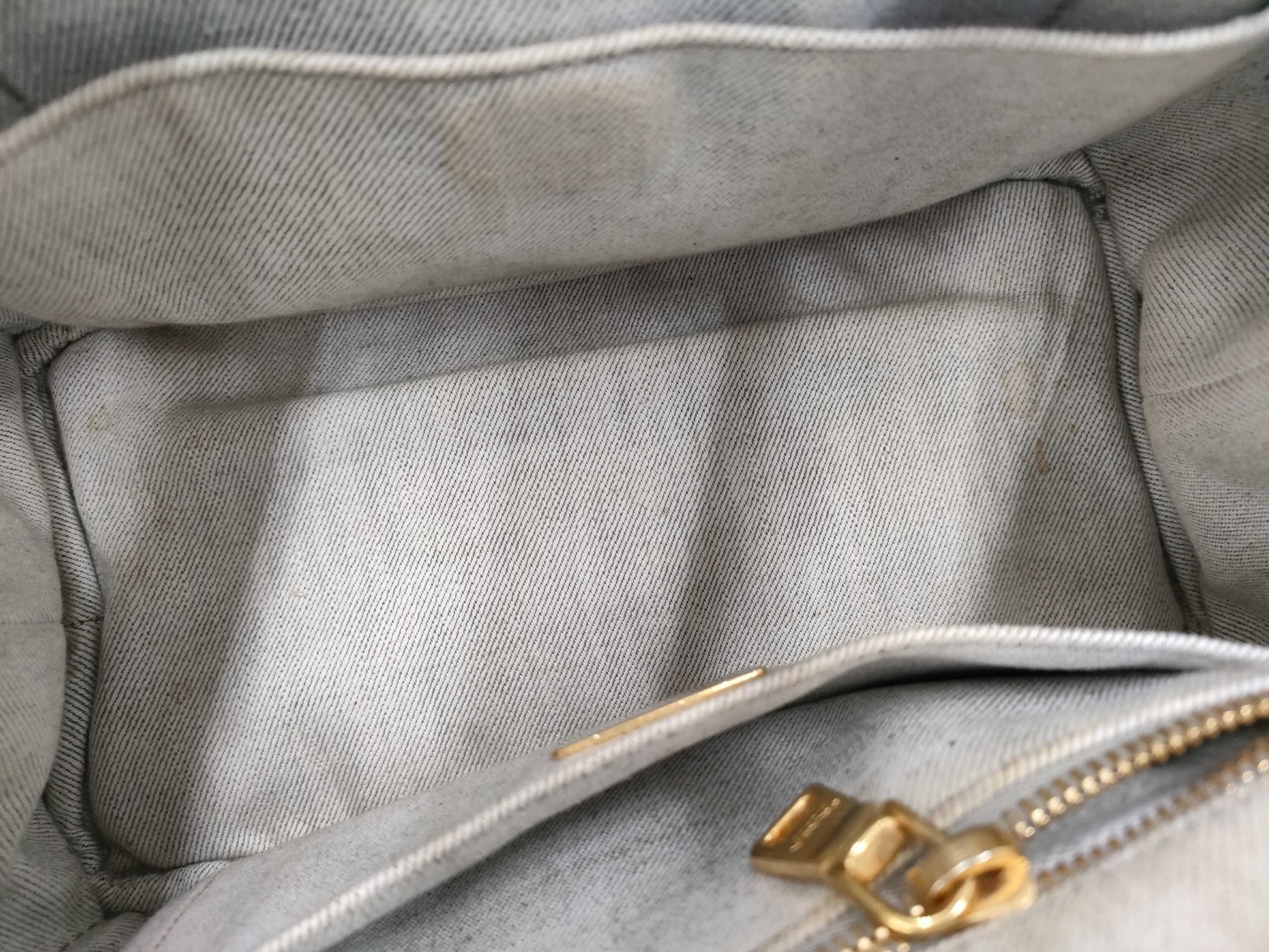 PRADA PR Canapa White Handbag