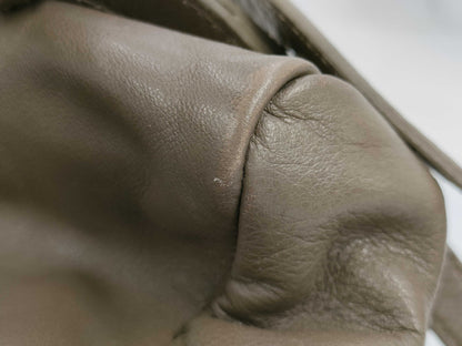 FENDI F Peekaboo 2-way Handbag Khaki Shoulder Bag