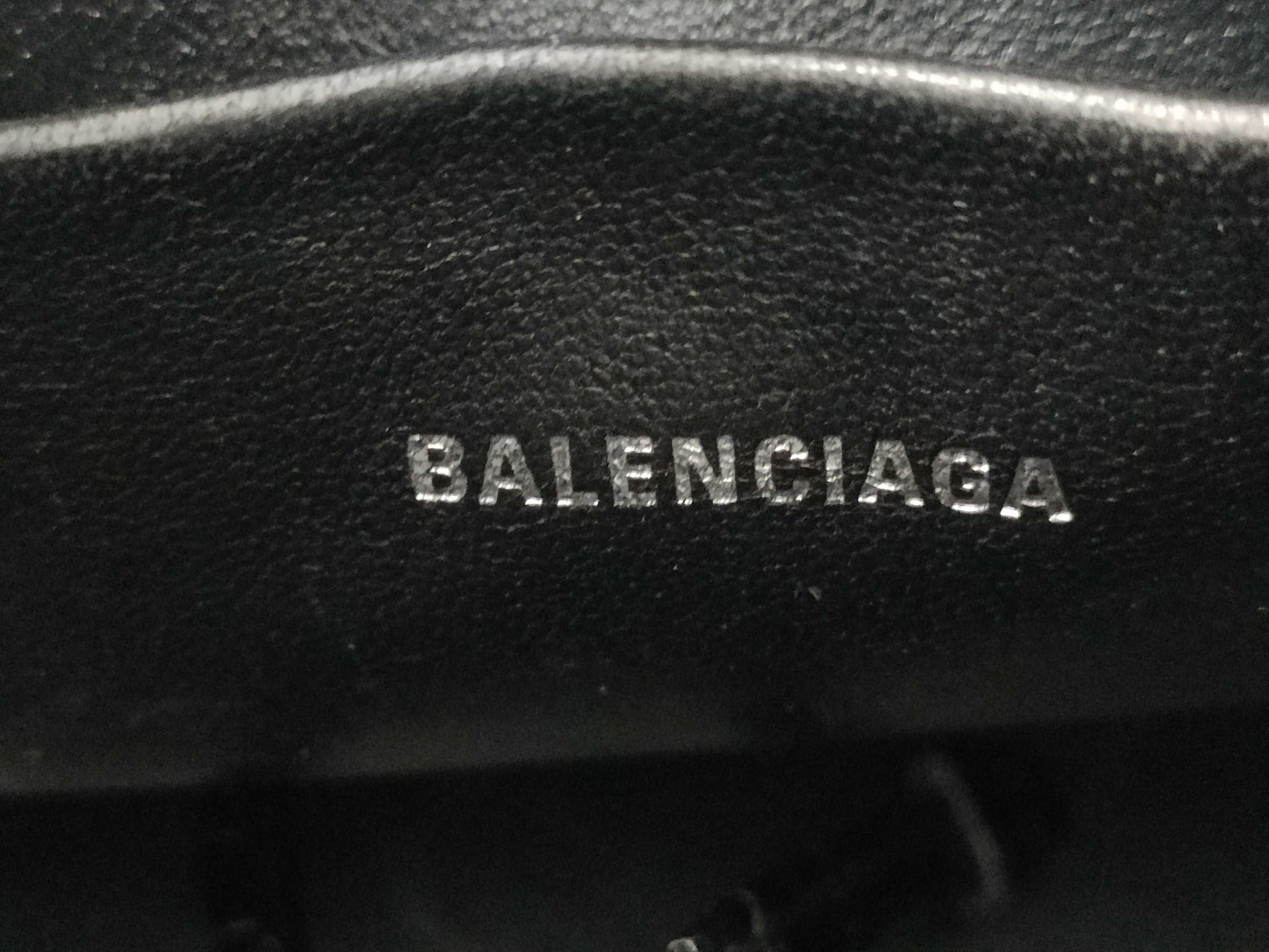 BALENCIAGA B Enamel Bucket Shoulder Bag Purple Shoulder Bag