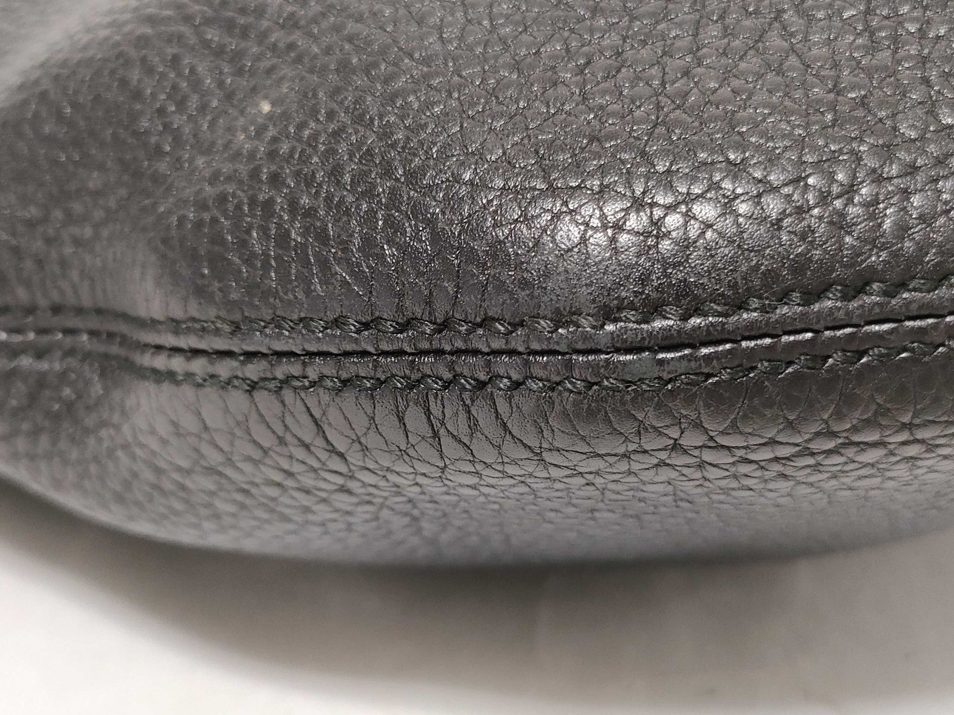 GUCCI Soho Handbag, Leather, Black, 308361, Shoulder Bag