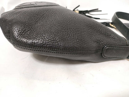 GUCCI Soho Handbag, Leather, Black, 308361, Shoulder Bag