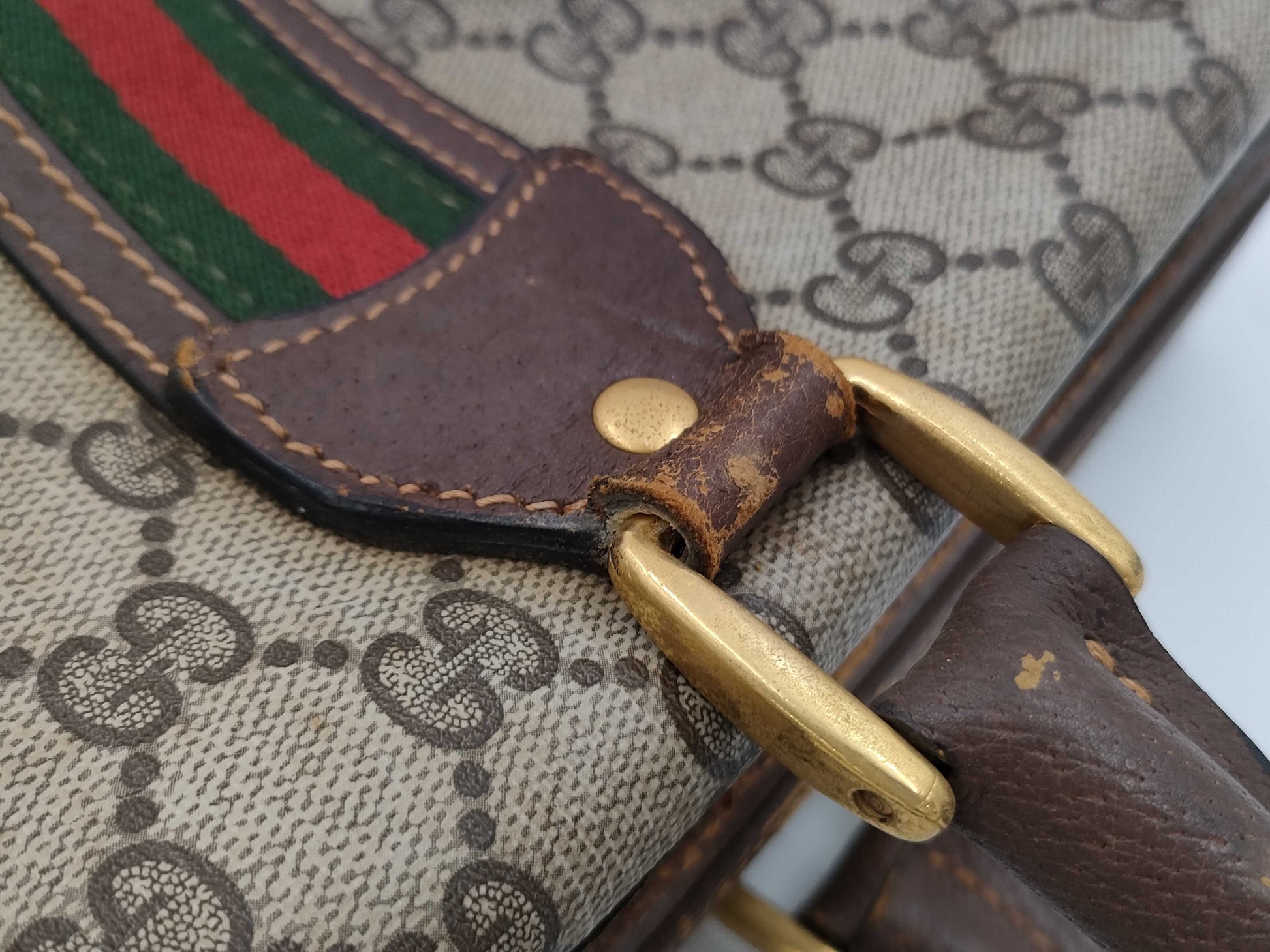 GUCCI Boston Bag GG Pattern Boston Bag