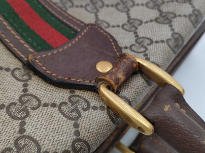 GUCCI Boston Bag GG Pattern Boston Bag