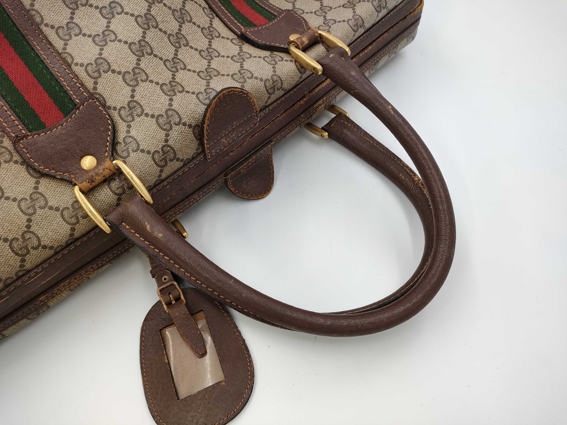 GUCCI Boston Bag GG Pattern Boston Bag
