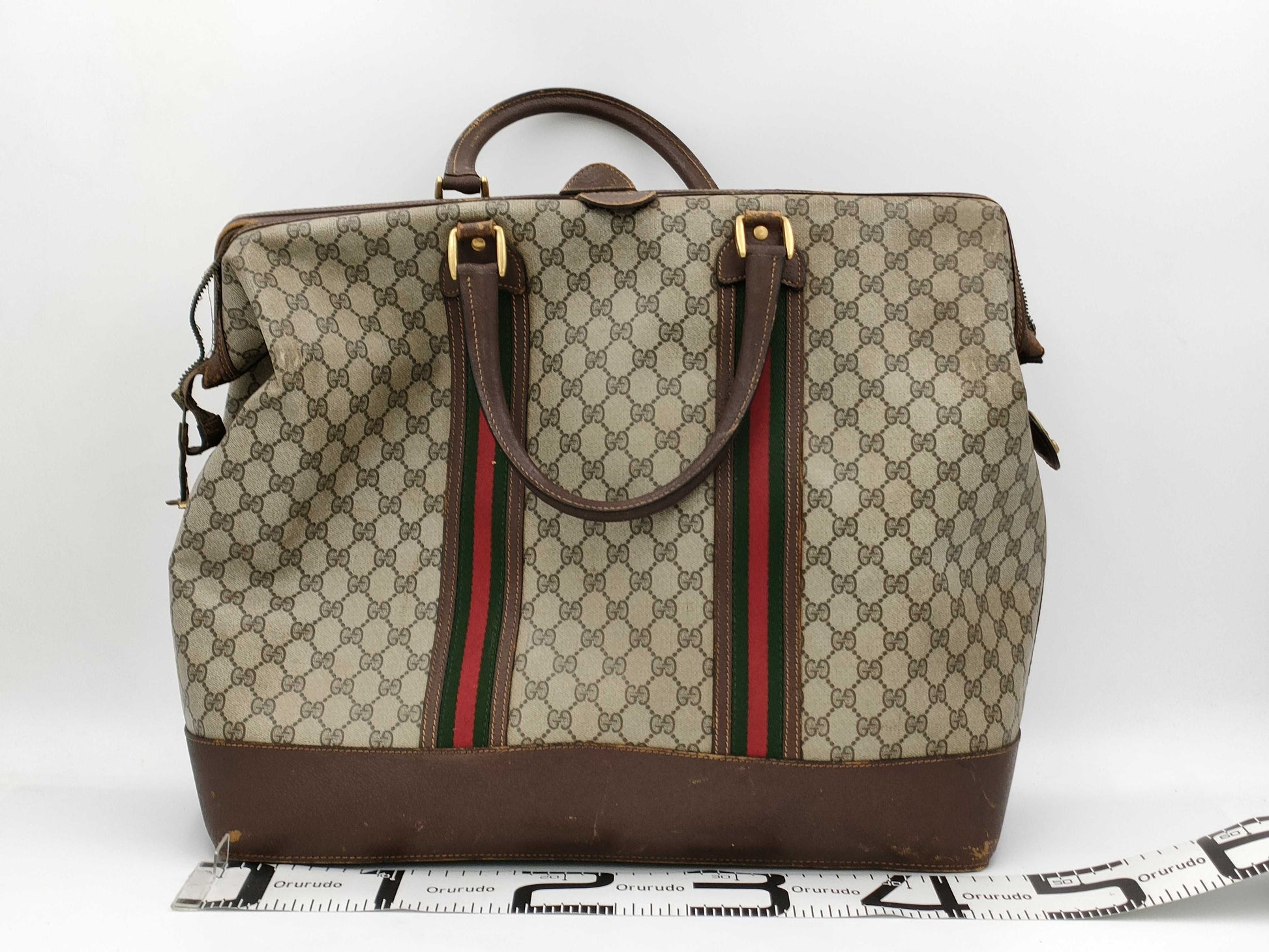 GUCCI Boston Bag GG Pattern Boston Bag