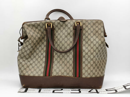 GUCCI Boston Bag GG Pattern Boston Bag