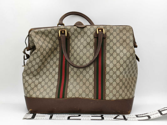 GUCCI Boston Bag GG Pattern Boston Bag