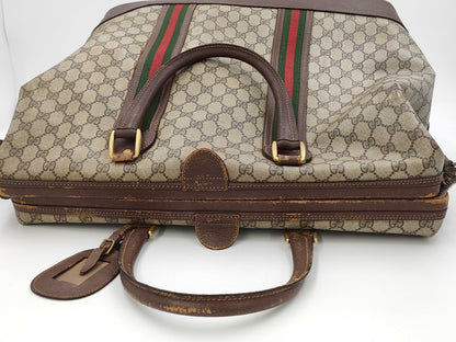 GUCCI Boston Bag GG Pattern Boston Bag