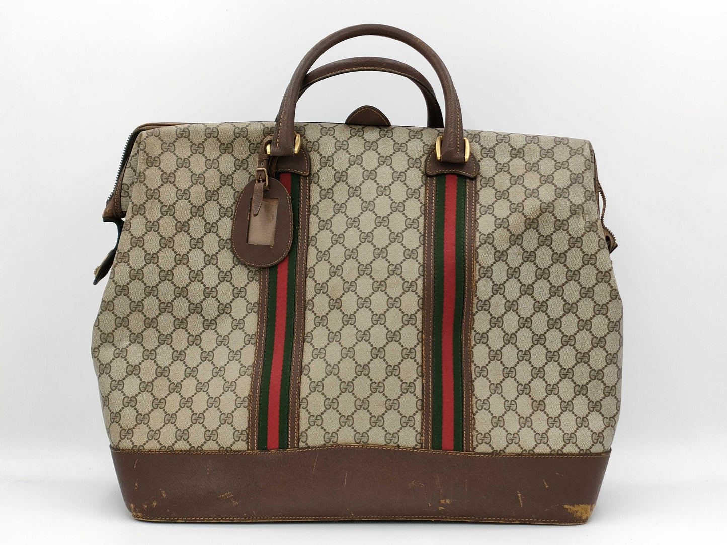 GUCCI Boston Bag GG Pattern Boston Bag