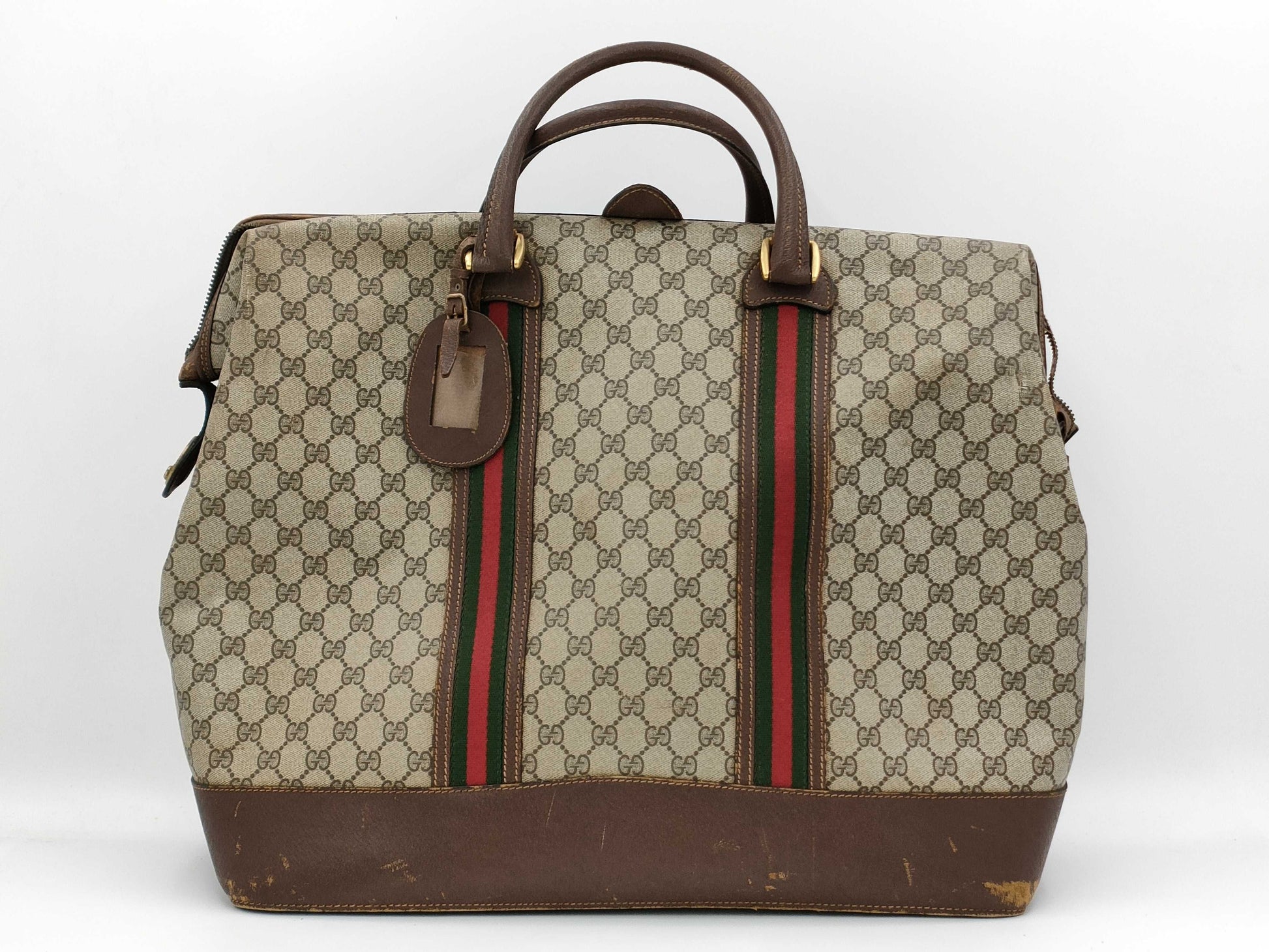 GUCCI Boston Bag GG Pattern Boston Bag