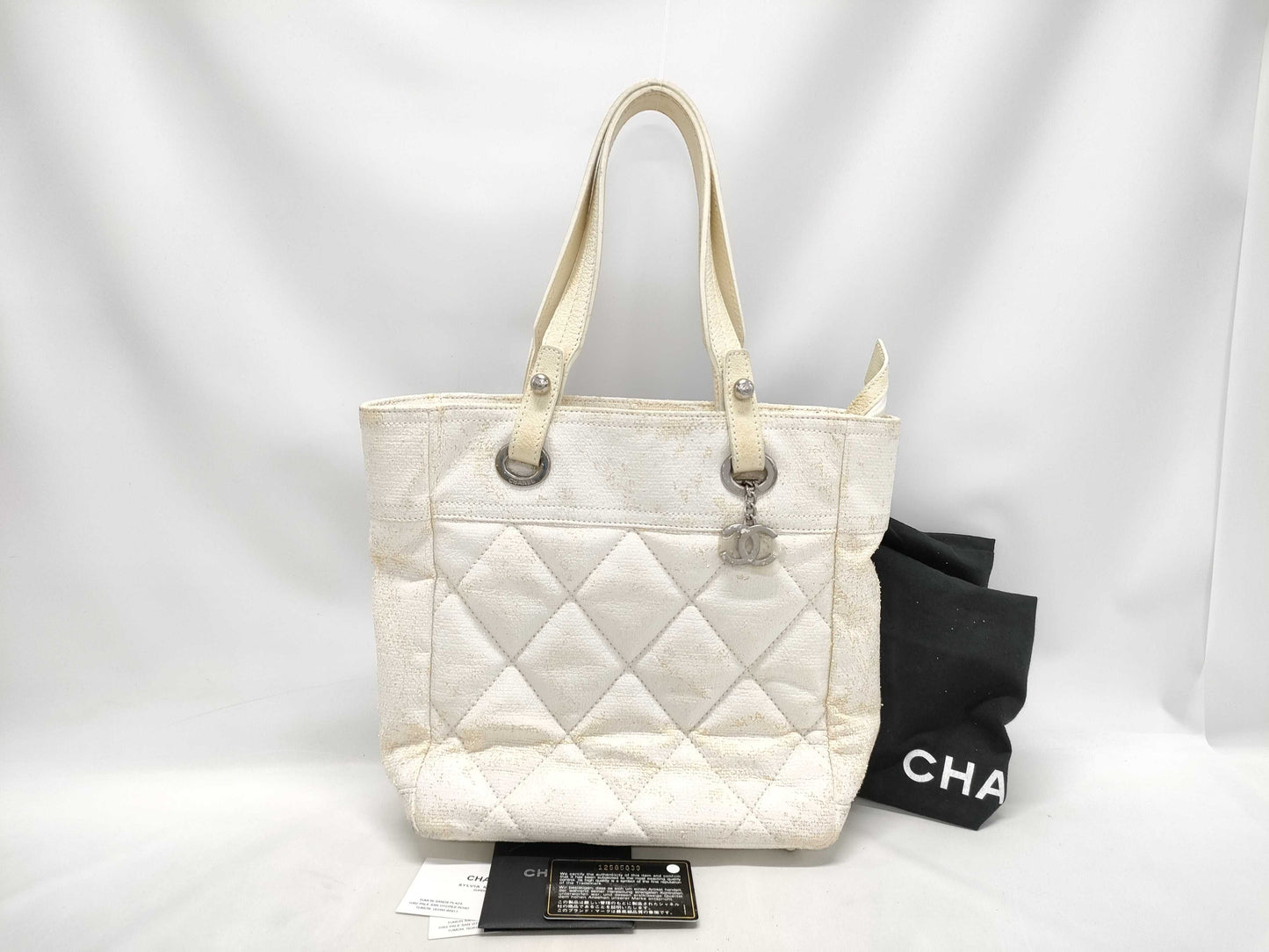 CHANEL Paris-Biarritz Tote Bag with Guarantee