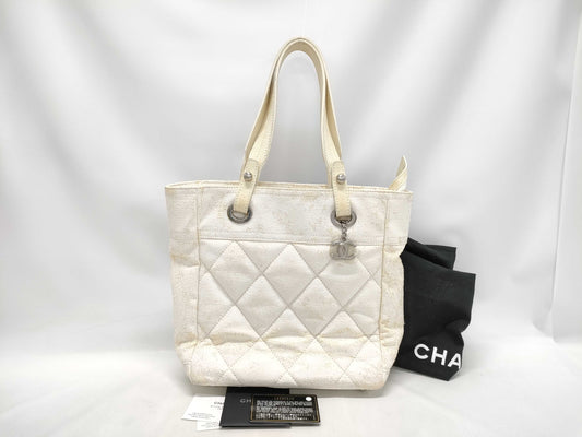 CHANEL Paris-Biarritz Tote Bag with Guarantee