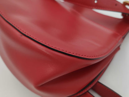 CELINE Old Celine Shoulder Bag Red Shoulder Bag