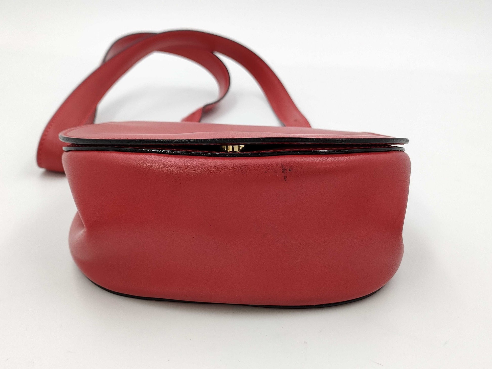 CELINE Old Celine Shoulder Bag Red Shoulder Bag