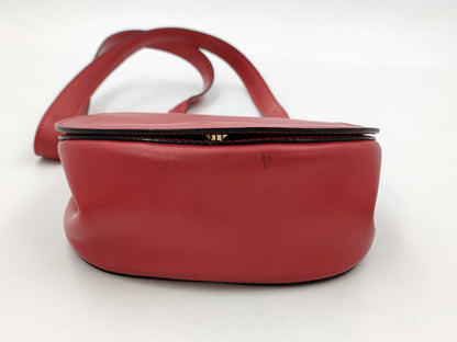 CELINE Old Celine Shoulder Bag Red Shoulder Bag