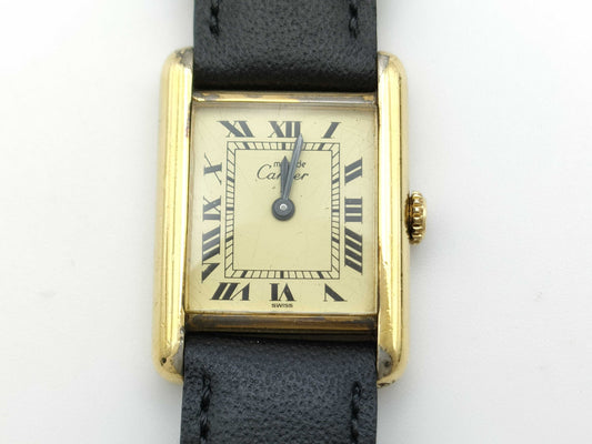 Cartier Must Tank 3018553 Manual Winding Women's Watch