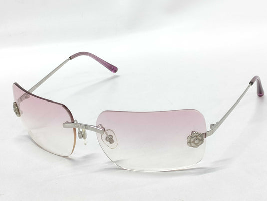  CHANEL Camellia Rimless Sunglasses 4085 Sunglasses and Glasses