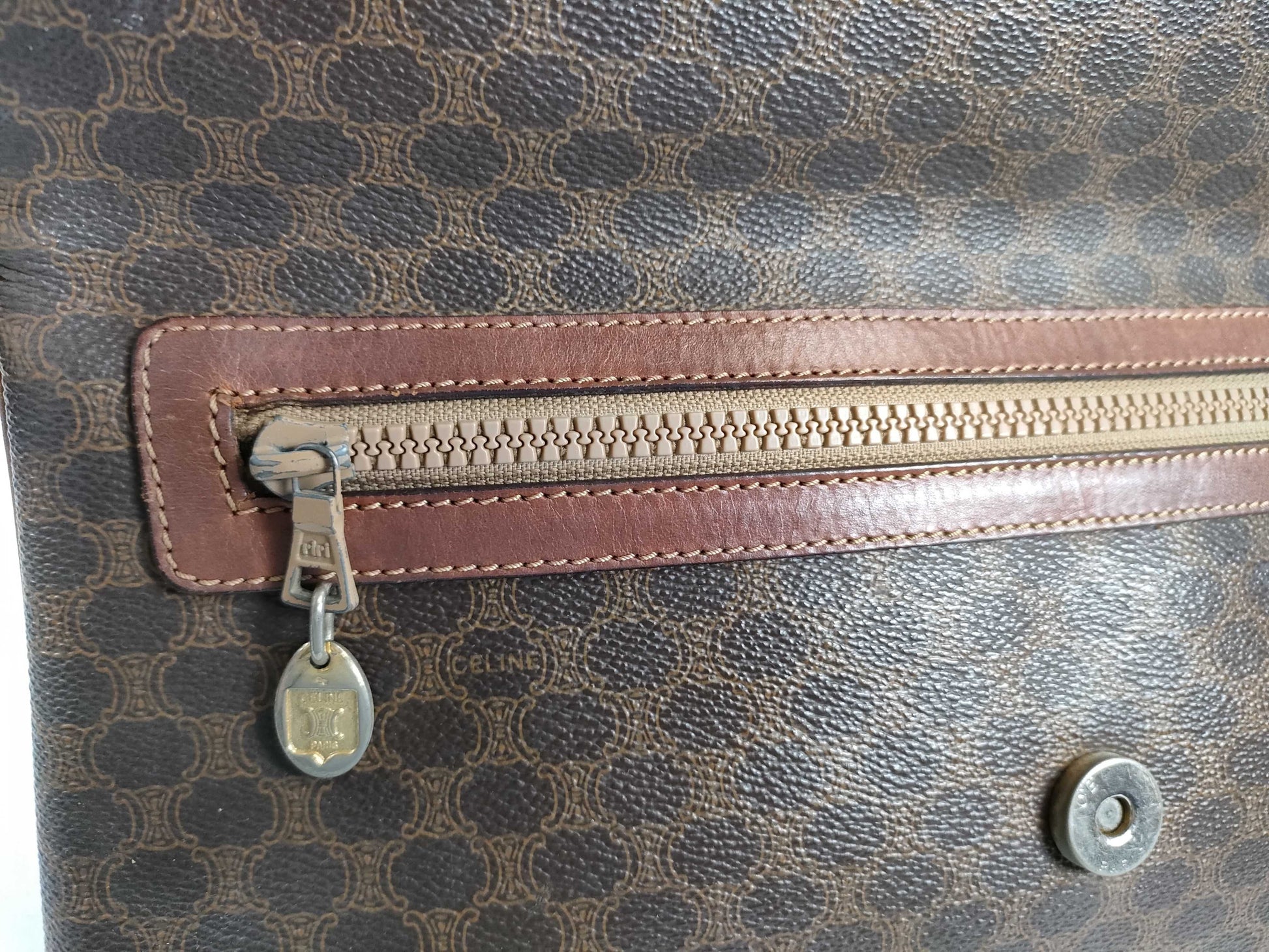 CELINE Macadam Clutch Bag