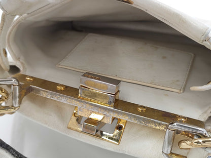 FENDI Peekaboo Studded Beaded Handbag