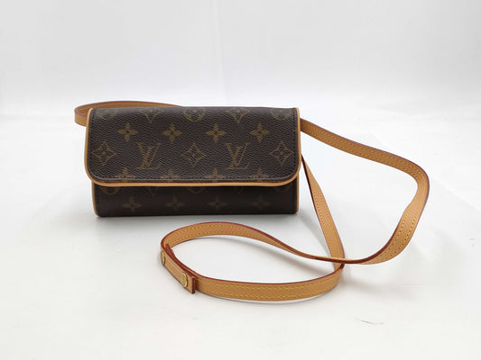 LOUIS VUITTON LV Monogram Pochette Twin Shoulder Bag