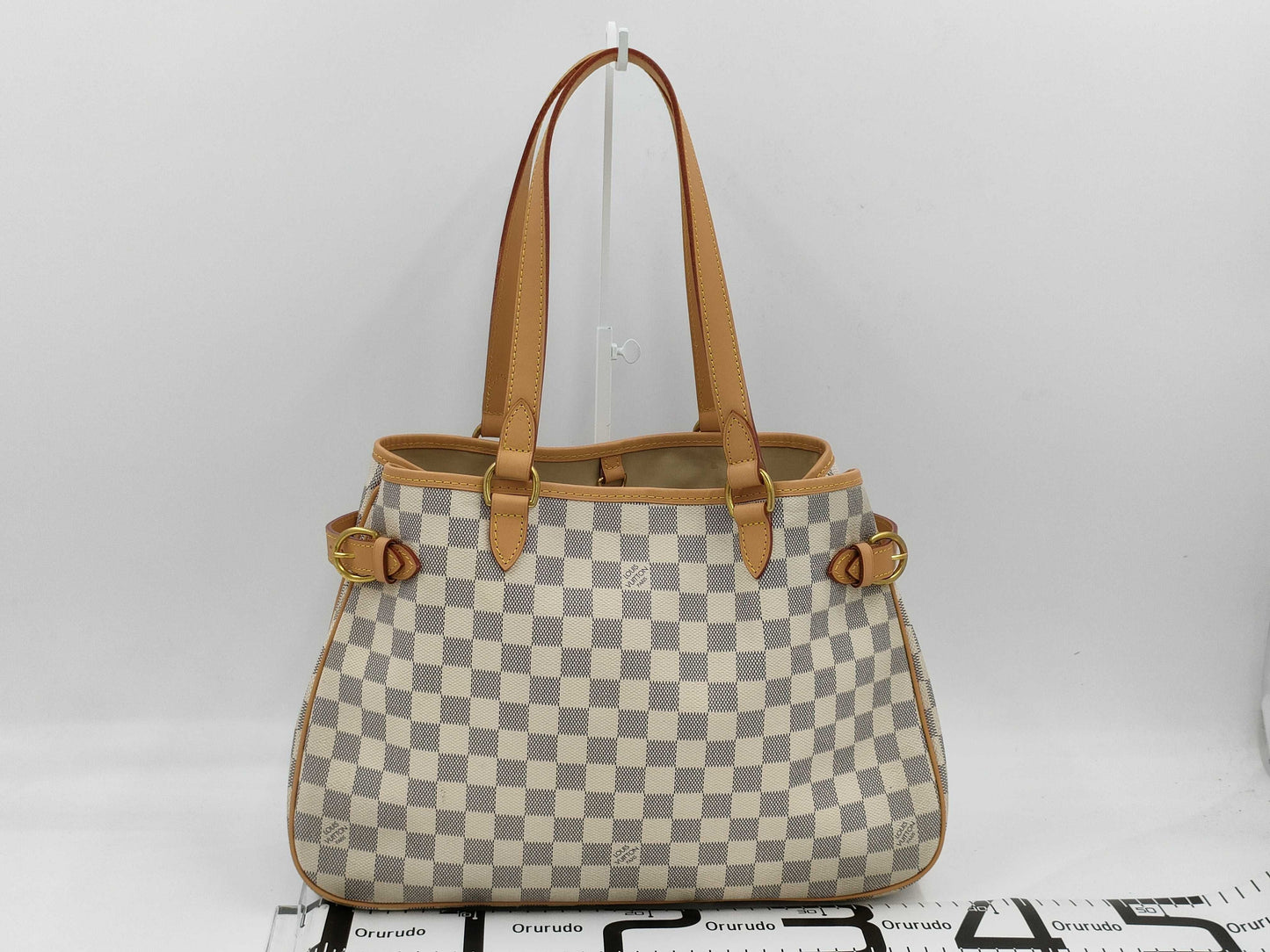 LOUIS VUITTON LV Damier Azur Batignolles Horizontal Handbag