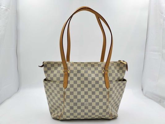 LOUIS VUITTON LV Totally MM Tote Bag Damier Azur Tote Bag