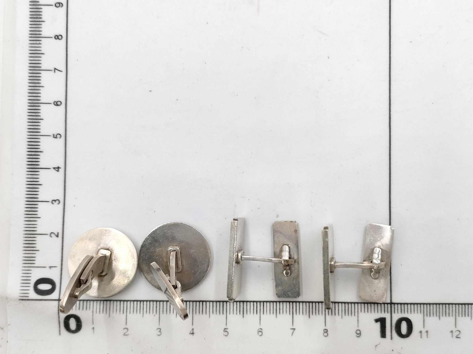 Georg Jensen GEORG JENSEN Cufflink Set Tie Clip and Cufflinks