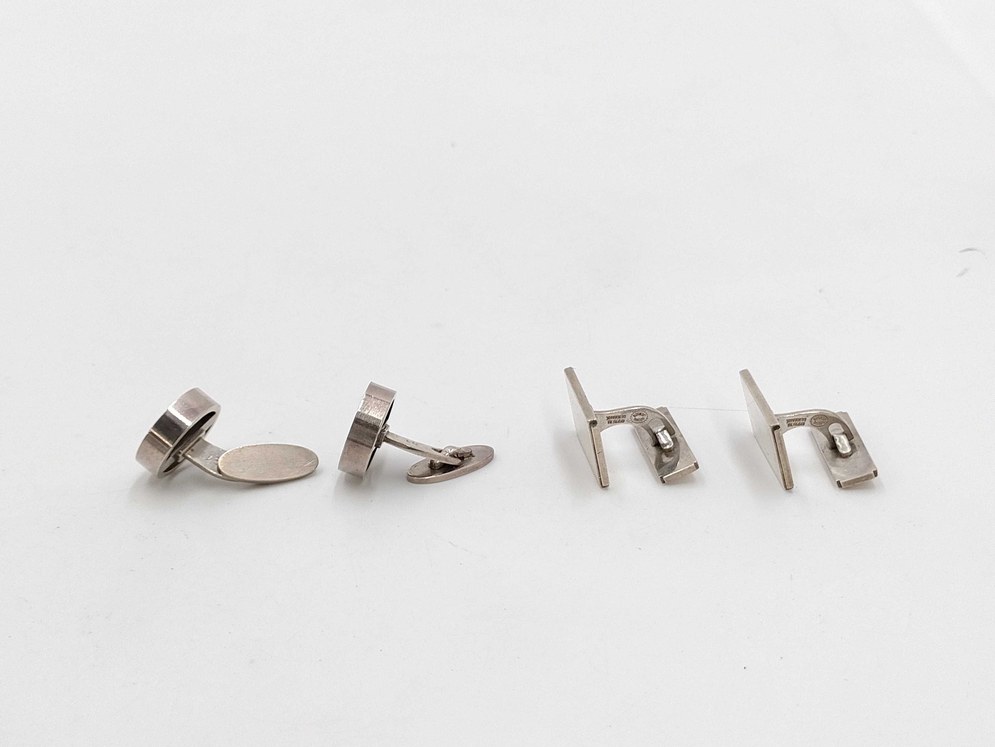 Georg Jensen GEORG JENSEN Cufflink Set Tie Clip and Cufflinks