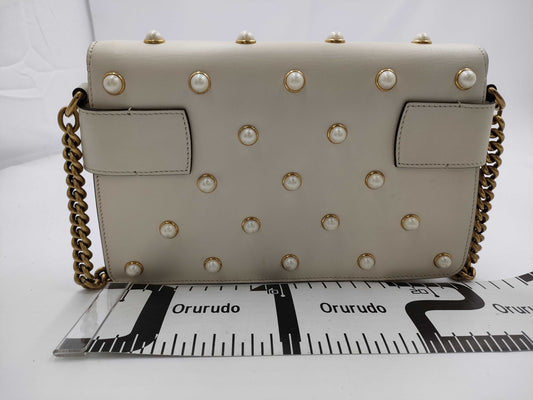 GUCCI GUCCI Broadway Chain Shoulder Bag 2-Way Handbag Bag Leather Women's Shoulder Bag