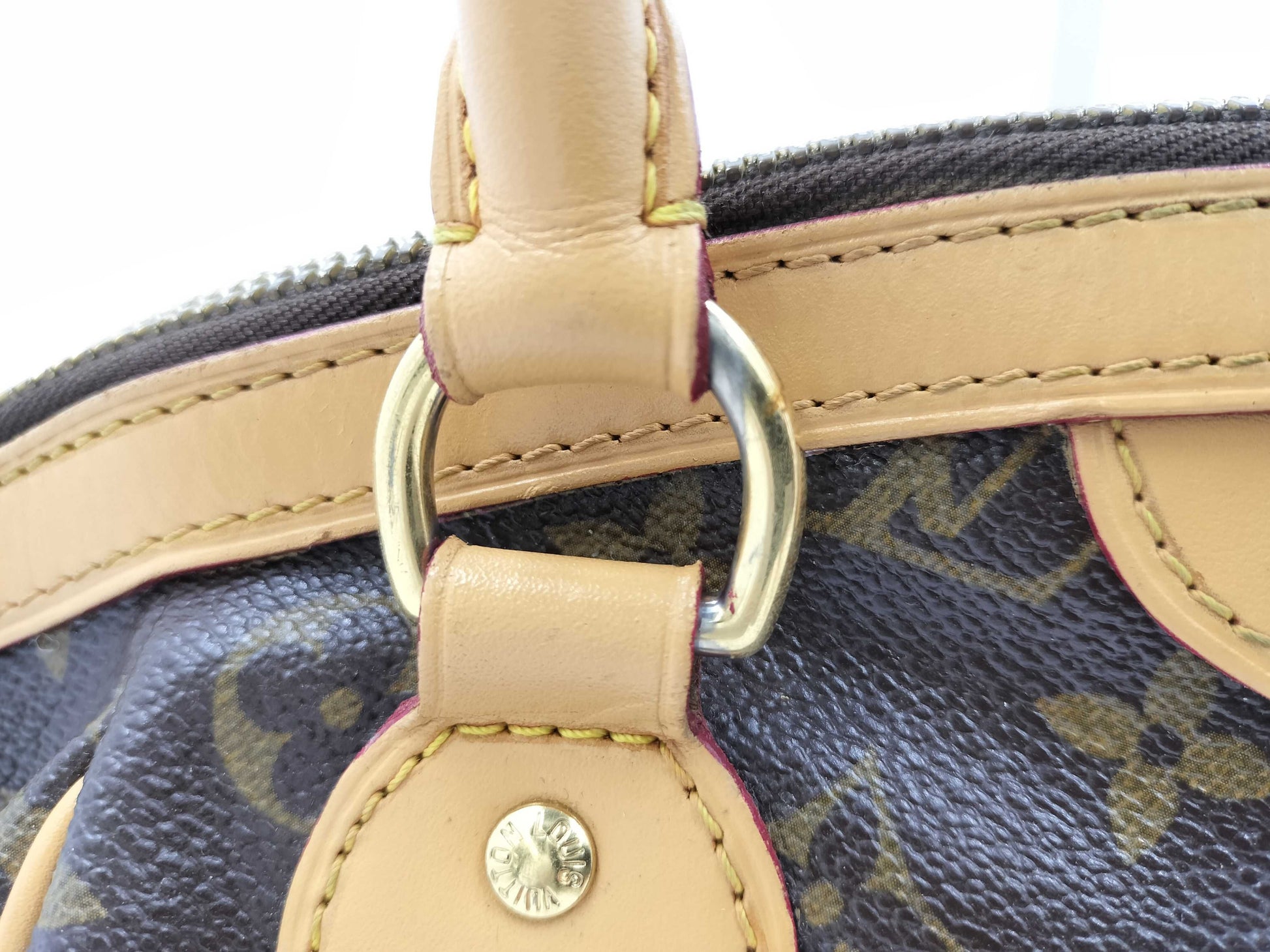 LOUIS VUITTON LV Tivoli PM Monogram Handbag Brown