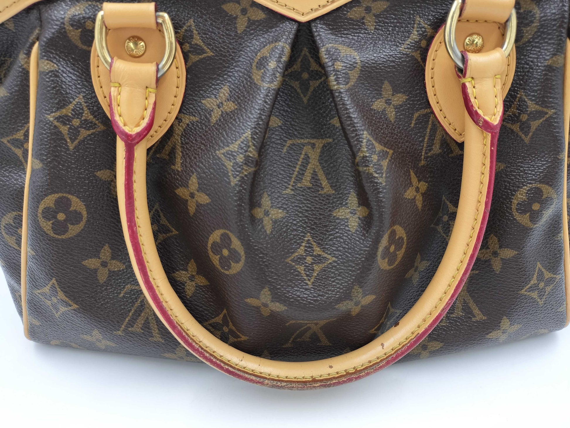 LOUIS VUITTON LV Tivoli PM Monogram Handbag Brown