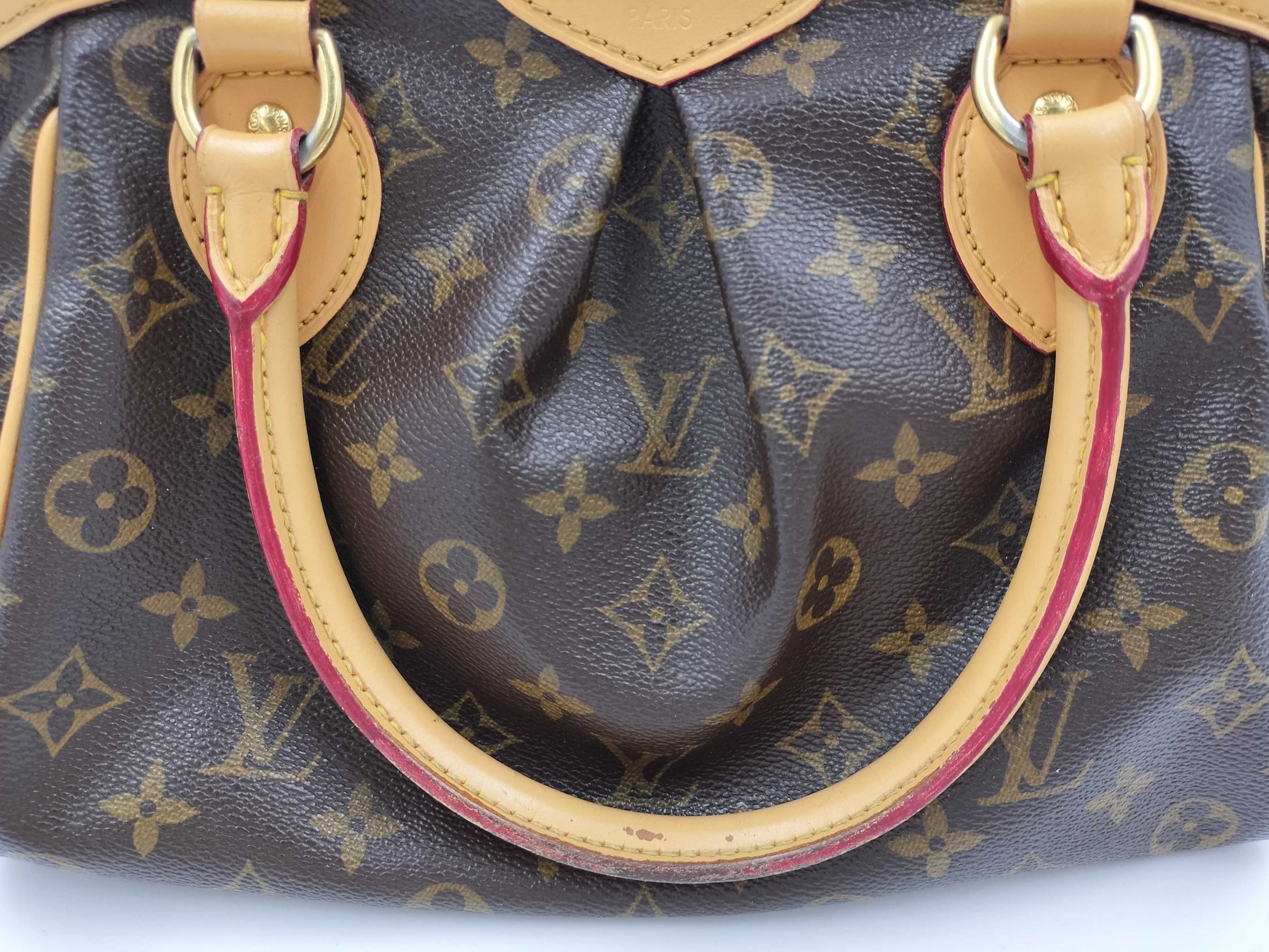 LOUIS VUITTON LV Tivoli PM Monogram Handbag Brown