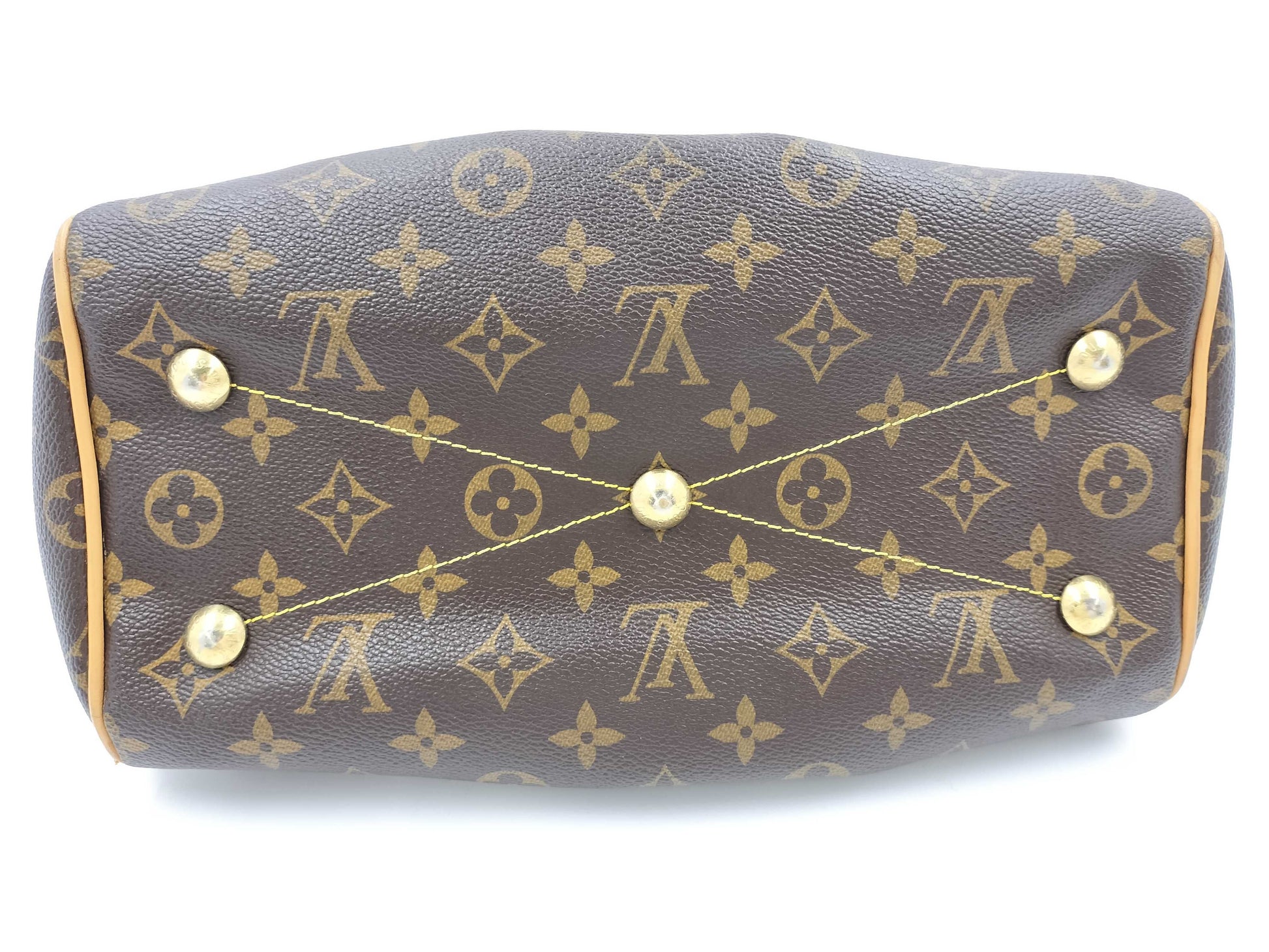 LOUIS VUITTON LV Tivoli PM Monogram Handbag Brown