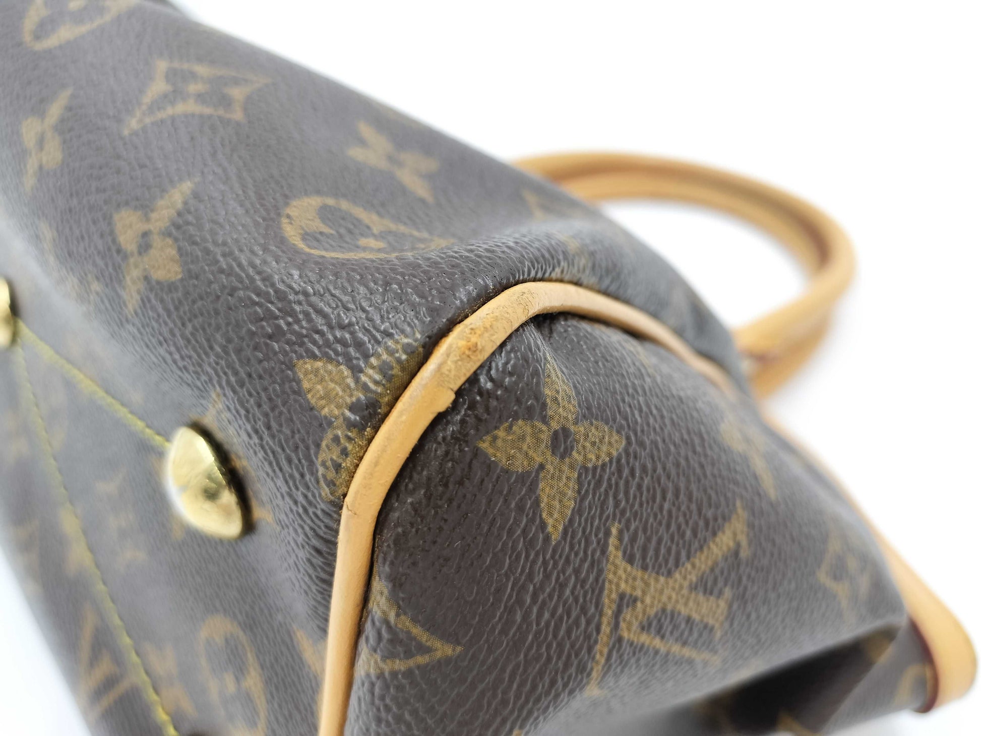 LOUIS VUITTON LV Tivoli PM Monogram Handbag Brown