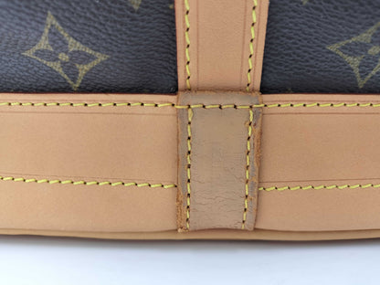 LOUIS VUITTON LV Monogram Noe Shoulder Bag Brown PVC Leather Women's Tote Bag