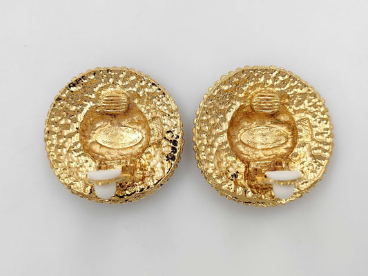 CHANEL CHANEL Chanel Logo Coco Mark Earrings