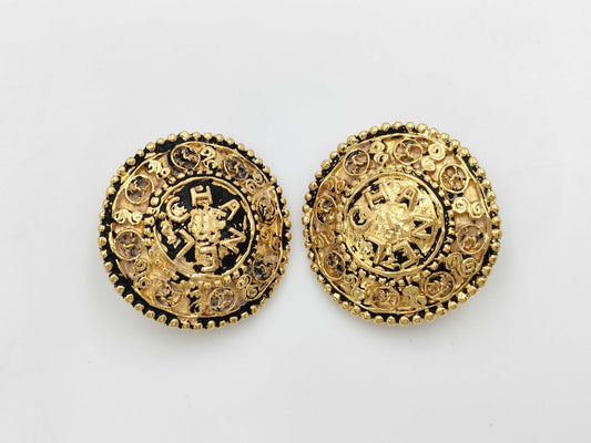 CHANEL CHANEL Chanel Logo Coco Mark Earrings