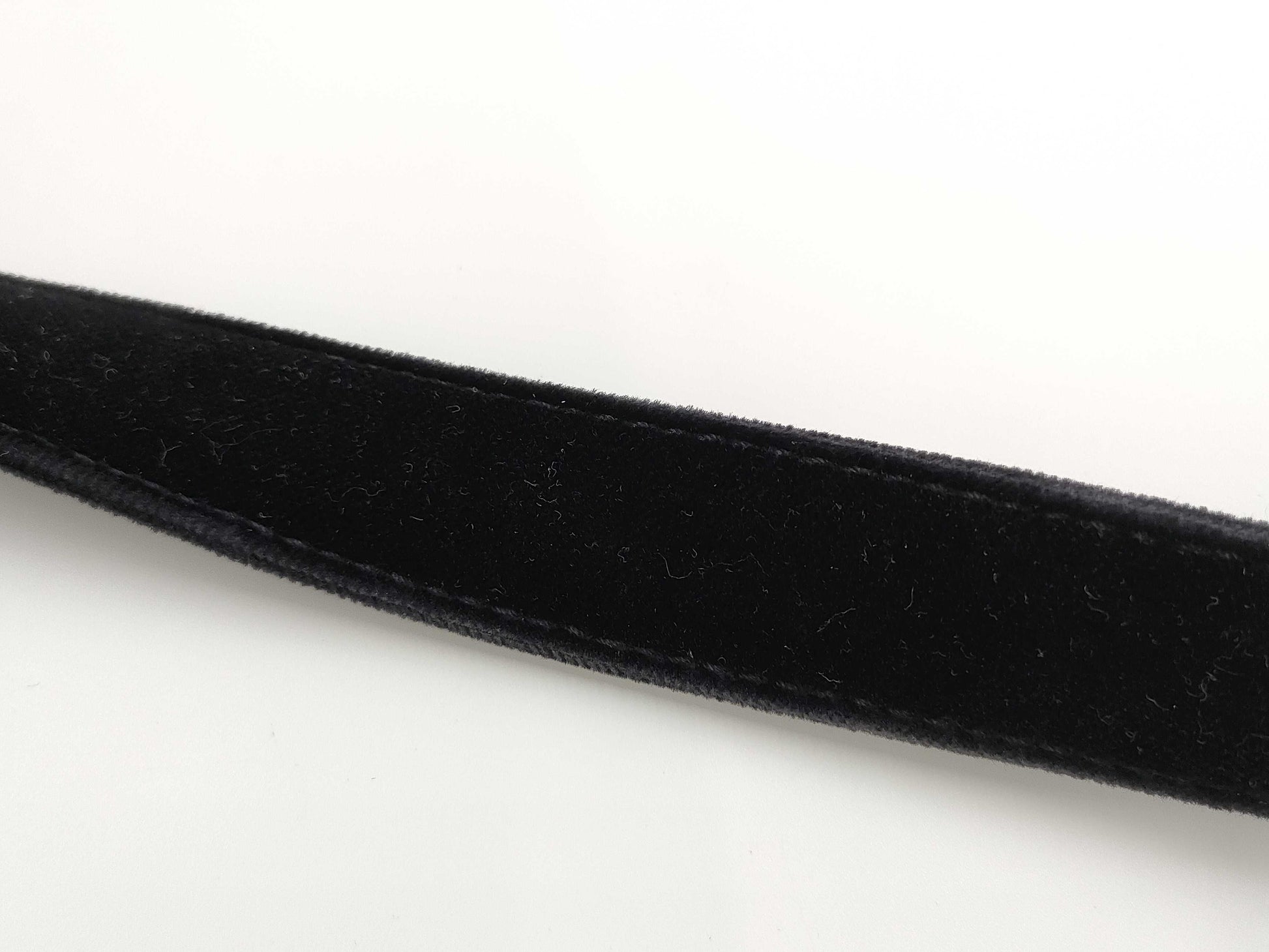 CHANEL Matelasse Velour Black Shoulder Bag with Black Hardware