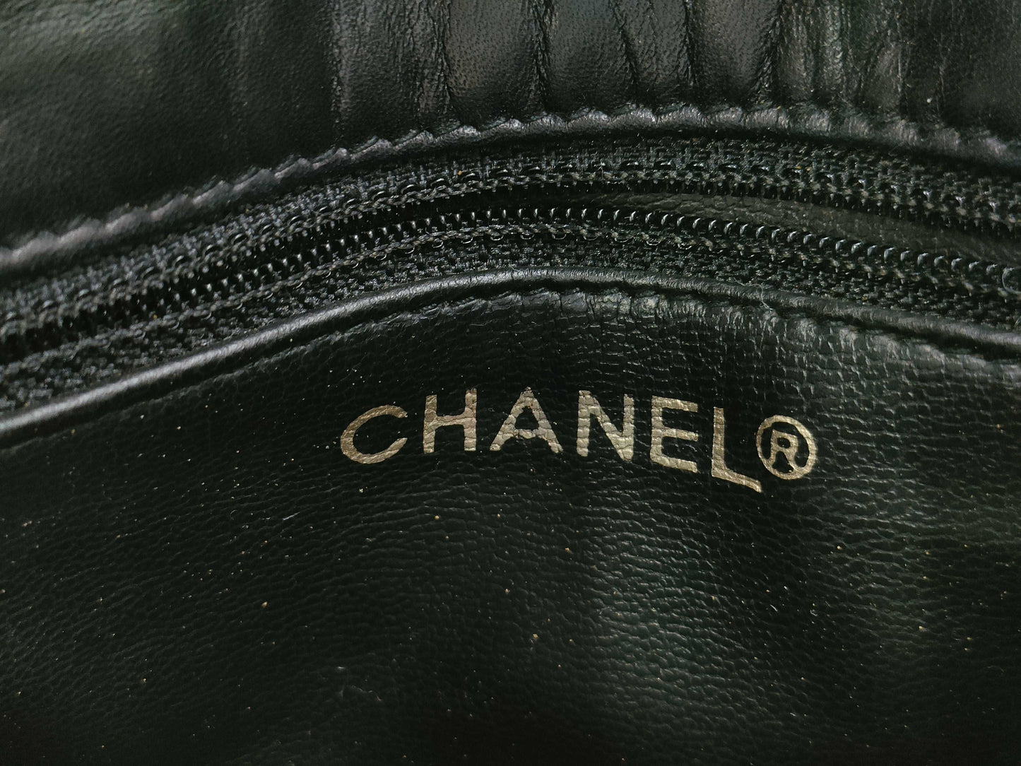 CHANEL Matelasse Handbag with Coco Mark Leather Handbag
