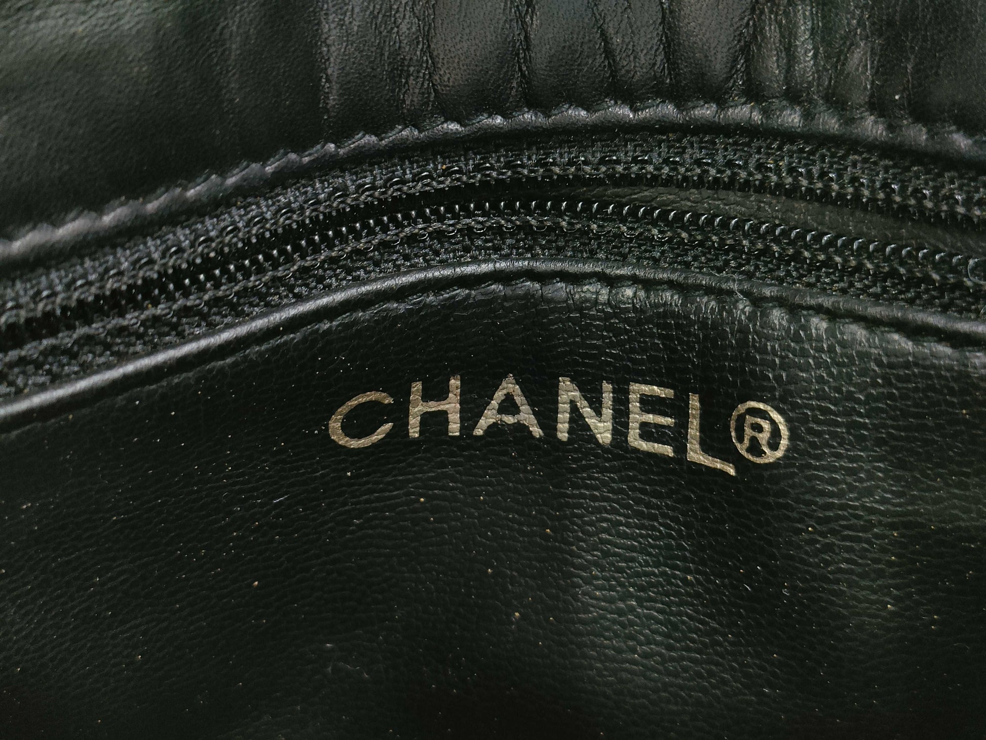 CHANEL Matelasse Handbag with Coco Mark Leather Handbag