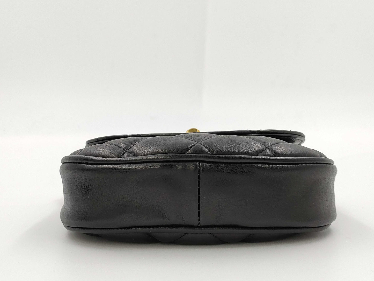 CHANEL Matelasse Handbag with Coco Mark Leather Handbag