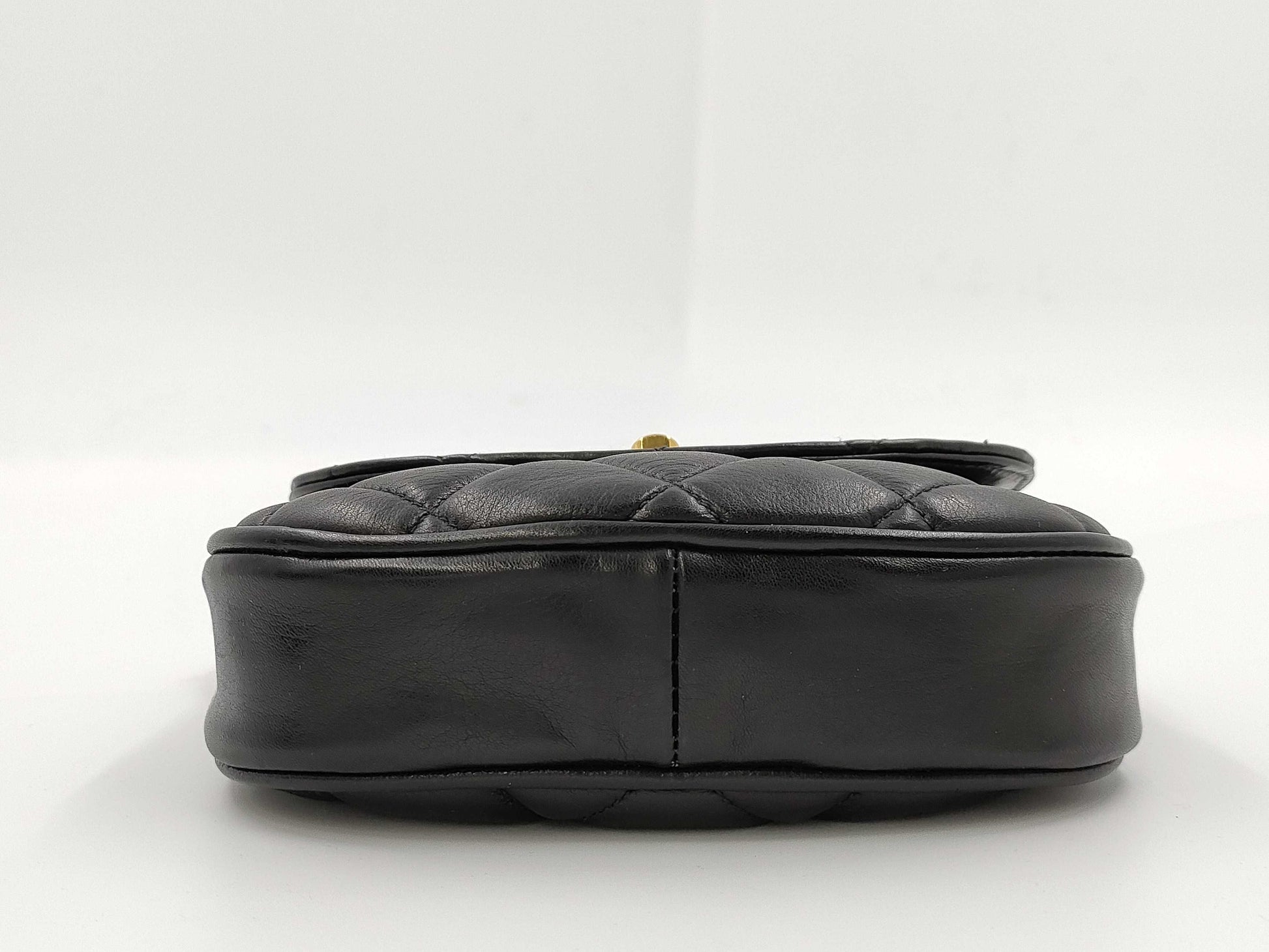CHANEL Matelasse Handbag with Coco Mark Leather Handbag