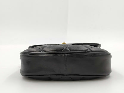 CHANEL Matelasse Handbag with Coco Mark Leather Handbag