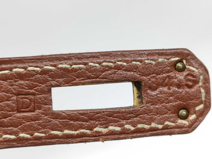 HERMES Kelly 35 Brown □D Gold Hardware Handbag