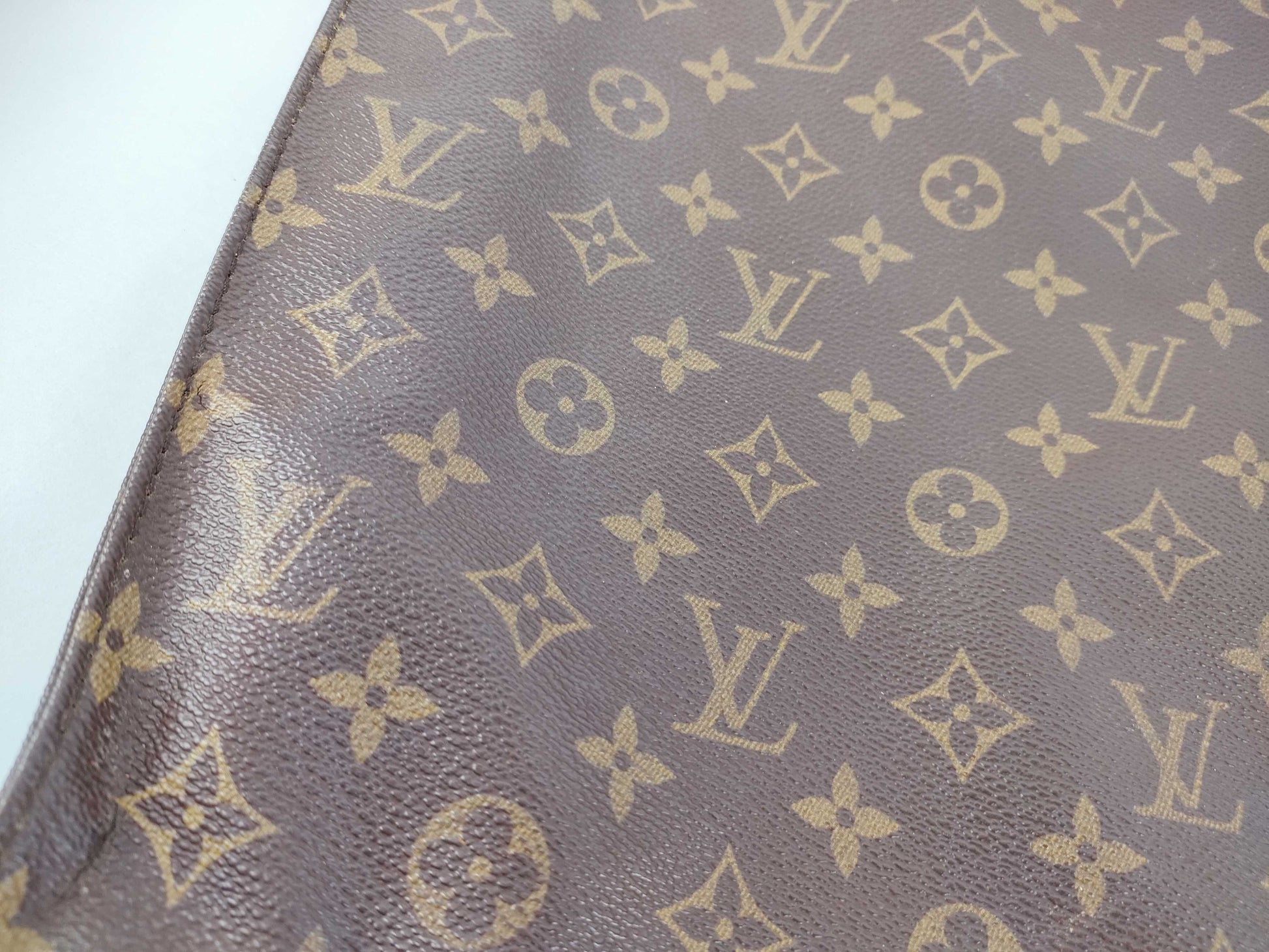 LOUIS VUITTON Monogram Louis Vuitton M51140 Sac Plat Tote Bag