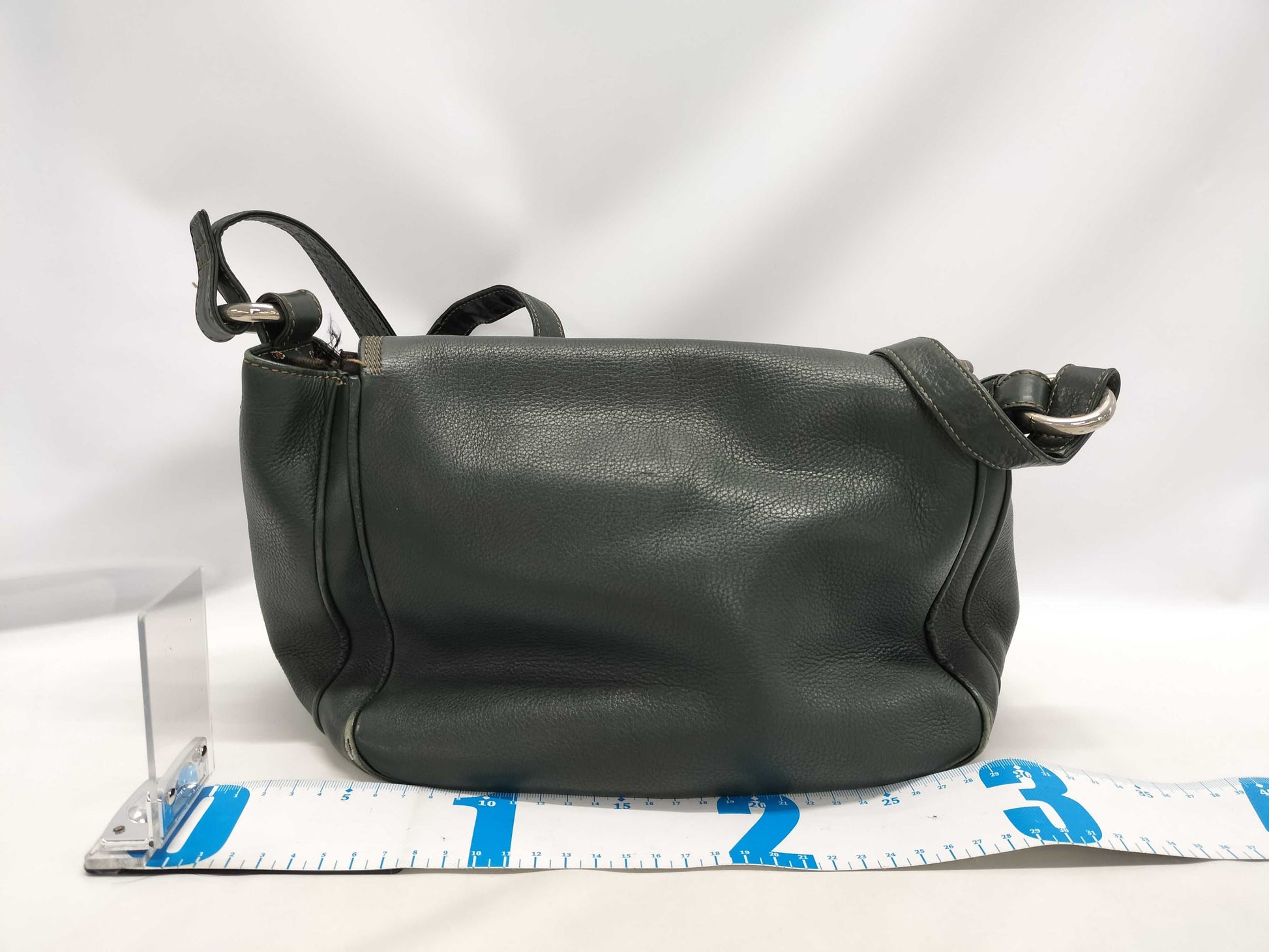 LOEWE Green Anagram Shoulder Bag