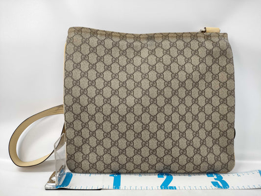 GUCCI GG Supreme Beige Shoulder Bag