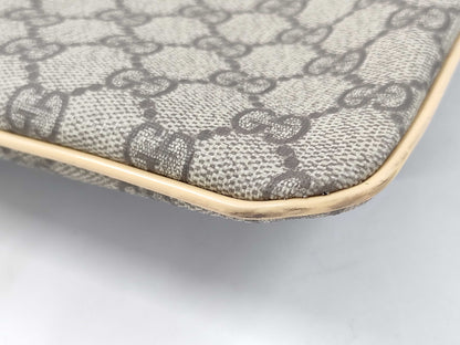 GUCCI GG Supreme Beige Shoulder Bag