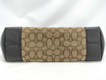 COACH Tote Bag Beige Signature A1811-F29958 Tote Bag
